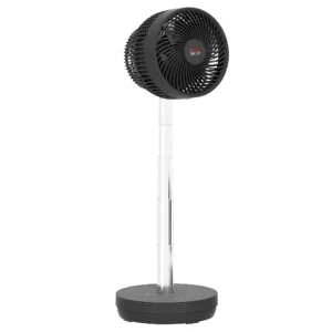 Staande ventilator usb oplaadbare ventilator met afstandsbediening verstelbare helling oscillatie 10 snelheidsniveaus timer in hoogte verstelbare telescoopventilator voor kantoor camping 1