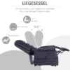Stoel met opsta hulp, massagestoel met ligfunctie, relaxstoel met usb aansluiting, opsta stoel met afstandsbediening, verwarmingsfunctie 6