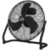 Tafelventilator elektrische ventilator met 3 snelheidsniveaus, 120° verstelbare hoek voor thuis, kantoor, slaapkamer, zwart 1