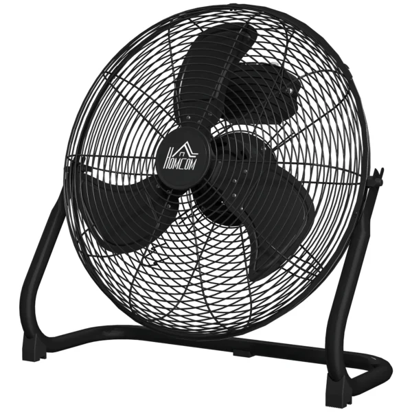 Tafelventilator elektrische ventilator met 3 snelheidsniveaus, 120° verstelbare hoek voor thuis, kantoor, slaapkamer, zwart 1