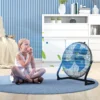 Tafelventilator elektrische ventilator met 3 snelheidsniveaus, 120° verstelbare hoek voor thuis, kantoor, slaapkamer, zwart 2
