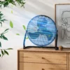 Tafelventilator elektrische ventilator met 3 snelheidsniveaus, 120° verstelbare hoek voor thuis, kantoor, slaapkamer, zwart 9