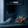 Torenventilator, staande ventilator met 3 modi, afstandsbediening, 50w ventilator met 4h timer, 75° oscillatie, voor slaapkamer, zwart 7