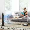 Torenventilator, staande ventilator met 3 modi, afstandsbediening, 50w ventilator met 4h timer, 75° oscillatie, voor slaapkamer, zwart 9