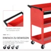 Tuinbank 60 kg draagvermogen, rood, weerbestendig & stabiel, ideaal voor tuin & terras 5