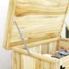 Tuinkast hout, weerbestendige gereedschapsschuur 74x43x88cm, gereedschapshuis met klapdak planken, werkblad, gereedschapskast, tuinhuis gereedschapskast tuinschuur voor tuin, terras, hout 10