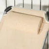 Tuinligstoel alu 5 voudig verstelbaar opvouwbaar ergonomisch, netstof beige 170x60x76cm voor tuin & terras 9