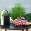 Tuinmeubelset polyrattan lounge set met hoekbank tafel kussens weerbestendige zitgroep voor 6 personen outdoor balkonmeubelset tuinlounge terrasmeubilair voor tuin balkon donkergrijs 8