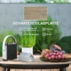 Tuinmeubelset van polyrattan lounge set met 2 zits sofa stoel glazen tafel kussens weerbestendige zitgroep voor 4 personen outdoor balkonmeubelset terrasmeubilair voor tuin balkon donkergrijs+geel 8