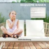 Tuinmeubelset van polyrattan lounge set met 2 zits sofa stoel tafel kussens weerbestendig zitgroep voor 4 personen outdoor balkonmeubelset terrasmeubilair voor tuin balkon terras khaki 7