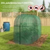 Tuinnet plantenbeschermingstent 3x1m, winddicht & insectenbescherming, ongediertebescherming van staal, groen voor tuinplanten 5