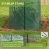 Tuinnet plantenbeschermingstent 3x1m, winddicht & insectenbescherming, ongediertebescherming van staal, groen voor tuinplanten 7