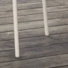 Tuinstoel 4 delige set stapelstoelen met rugleuning armleuning balkonstoelen eetstoel voor tuin tot 120 kg grijs 9