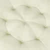 Tuinstoelkussen zitkussen voor maanstoel met 10 cm vulling, comfortabel stoelkussen van polyester in beige voor tuinmeubilair 10
