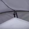Tunnel tent voor 2 3 personen, 190t camping tent met haringen, glasvezel & polyester, grijs, 426 x 206 x 154 cm, ideaal voor outdoor avonturen 9