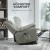 Tv fauteuil met opsta hulp, elektrische relaxfauteuil met ligfunctie, verwarmings en massagefunctie, tv fauteuil met veersysteem 7