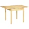Uitbreidbare klaptafel 2 4 personen houten tafel natuur 120x80x75cm 1