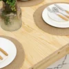 Uitbreidbare klaptafel 2 4 personen houten tafel natuur 120x80x75cm 10