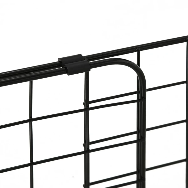 Universeel verstelbaar hondenbeschermingsrooster voor auto, metalen kofferbakrooster, scheidingsrooster, zwart (91 152) x 30 cm 9