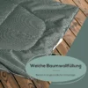 Veldbed opvouwbare campingligstoel met tas en bekerhouder, voor zwembad en balkon, tot 120 kg, grijs 68 x 186 x 48 cm 6