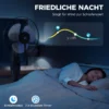 Ventilator met waterkoeling, staande ventilator met sproeinevel, afstandsbediening, timerfunctie, 3,2l watertank, 3 modi, 75 w, oscillerende waterventilator met wielen, 120 cm 8