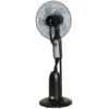 Ventilator met waterkoeling, staande ventilator met verstelbare sproeinevel, 3 snelheden, 3 l watertank, 75° oscillerend, 90 w waterkoelventilator met wielen, 125 cm 1