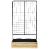 Verhoogd bed met klimhulp, plantenbak van natuurhout, kruidenbed & bloembak voor tuin & balkon, 80 x 38 x 145 cm 10