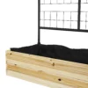 Verhoogd bed met klimhulp, plantenbak van natuurhout, kruidenbed & bloembak voor tuin & balkon, 80 x 38 x 145 cm 9
