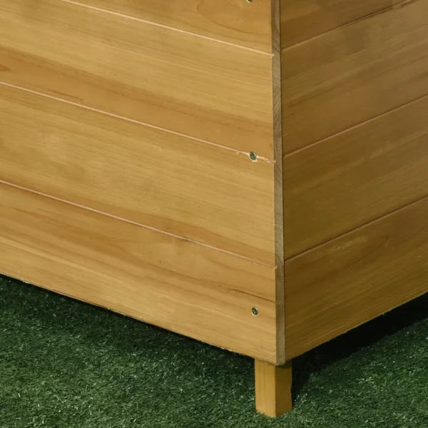 Verhoogd bed met klimrek en 3 planken, plantenbak met bloembak voor klimplanten van hout, bruin 63x39x160cm 10