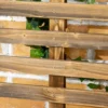 Verhoogd bed met klimrek en wielen, bloembak voor klimplanten, plantenbak van verkoold hout, 65 x 31 x 147 cm 10