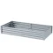 Verhoogd bed van staal, weerbestendig plantenbed met anti snijrand, vroeg bed tuinbed roestvrij plantenbak plantenbak 180 x 90 x 30 cm voor tuin balkon, groentebed voor bloemen, groenten 1