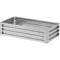 Verhoogd bed van staal, weerbestendig plantenbed, vroeg bed, tuinbed, bloembak roestvrij, plantenbak, plantenbak 120x60x30,5 cm voor tuin balkon, groentebed voor bloemen, planten, groenten 1