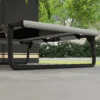 Verhoogd hondenbed opvouwbaar huisdierbed, outdoor hondenligstoel met netontwerp, ademend, voor kleine en middelgrote honden lichtgrijs oxford 75 x 51 x 18 cm 10