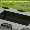 Verhoogd hondenbed opvouwbaar huisdierbed, outdoor hondenligstoel met netontwerp, ademend, voor kleine en middelgrote honden lichtgrijs oxford 75 x 51 x 18 cm 8