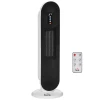 Verwarmingstoestel ventilatorkachel 2000w elektrische keramische verwarmingskolom met afstandsbediening 24 uurs timer oscillatie compact 21x21x63,5cm 1
