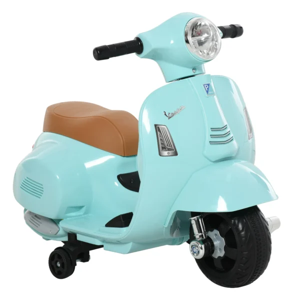 Vespa kinder motorfiets, kindermotor, 1,5 3 jaar, metaal, blauwgroen 1