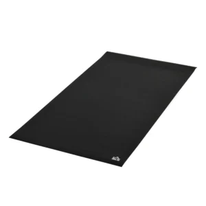 Vloerbeschermingsmat fitnessapparatuur pvc zwart 180x90x0,6cm 1