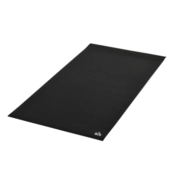 Vloerbeschermingsmat fitnessapparatuur pvc zwart 180x90x0,6cm 1