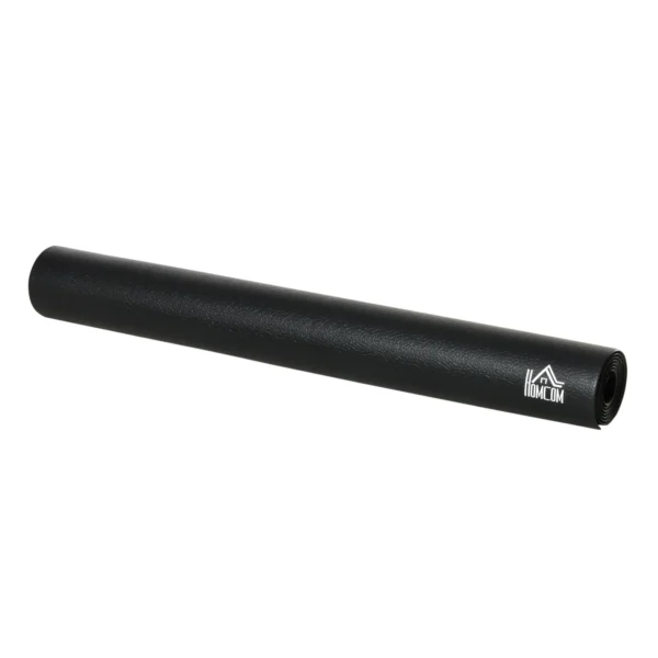 Vloerbeschermingsmat fitnessapparatuur pvc zwart 180x90x0,6cm 10
