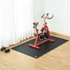Vloerbeschermingsmat fitnessapparatuur pvc zwart 180x90x0,6cm 2