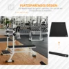 Vloerbeschermingsmat fitnessapparatuur pvc zwart 180x90x0,6cm 5