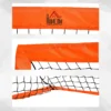 Voetbaldoelen 2 delige set opvouwbare minidoelen van metaal met oxford stof voor kinderen buiten in oranje 183 x 90 x 90 cm 7