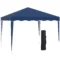 Vouwpaviljoen 3x3m tuinpaviljoen opvouwbaar partytent in hoogte verstelbaar met draagtas uv bescherming van staal en oxford blauw 1