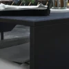 Vuurkorf met vonkenscherm en pook, opbergvak, ideaal voor tuin en terras, zwart metaal 10