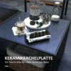 Vuurkorf met vonkenscherm en pook, opbergvak, ideaal voor tuin en terras, zwart metaal 6