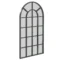 Wandspiegel garderobespiegel 110 x 62cm gangspiegel met metalen frame hangspiegel woonkamerspiegel voor slaapkamer zwart 1