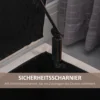 Zitbank gestoffeerde bank met opslagruimte, kistbank, linnenachtig polyester, rubberhout, crèmewit, 100 x 40 x 44 cm 8