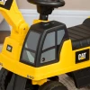 Zitgraafmachine glijdend voertuig met schop & hoorn, voor kinderen vanaf 12 maanden, geel+zwart, 85x27,5x47,5cm 10