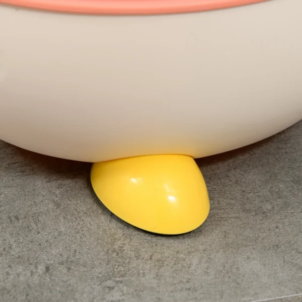 Zonekiz kinderpotje kindertoilet in vos design, antislip potstoel met handvat en klapdeksel voor 6 maanden tot 3 jaar 10