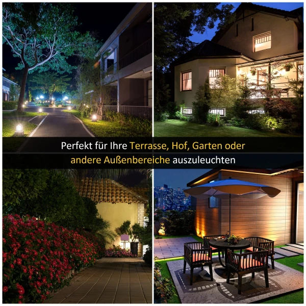 Zonne tuinlantaarn lantaarn tuinlamp padverlichting met 19 led 130 lumen 3000k aluminium gehard glas zwart 22 x 22 x 194 cm 8
